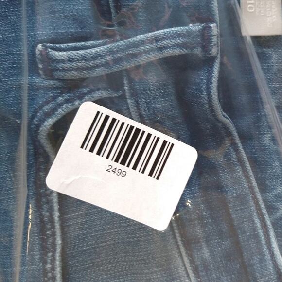 ATHLETA Sculptek Skinny Stretch Raw Hem Ankle Jeans Size 10 - Picture 12 of 12